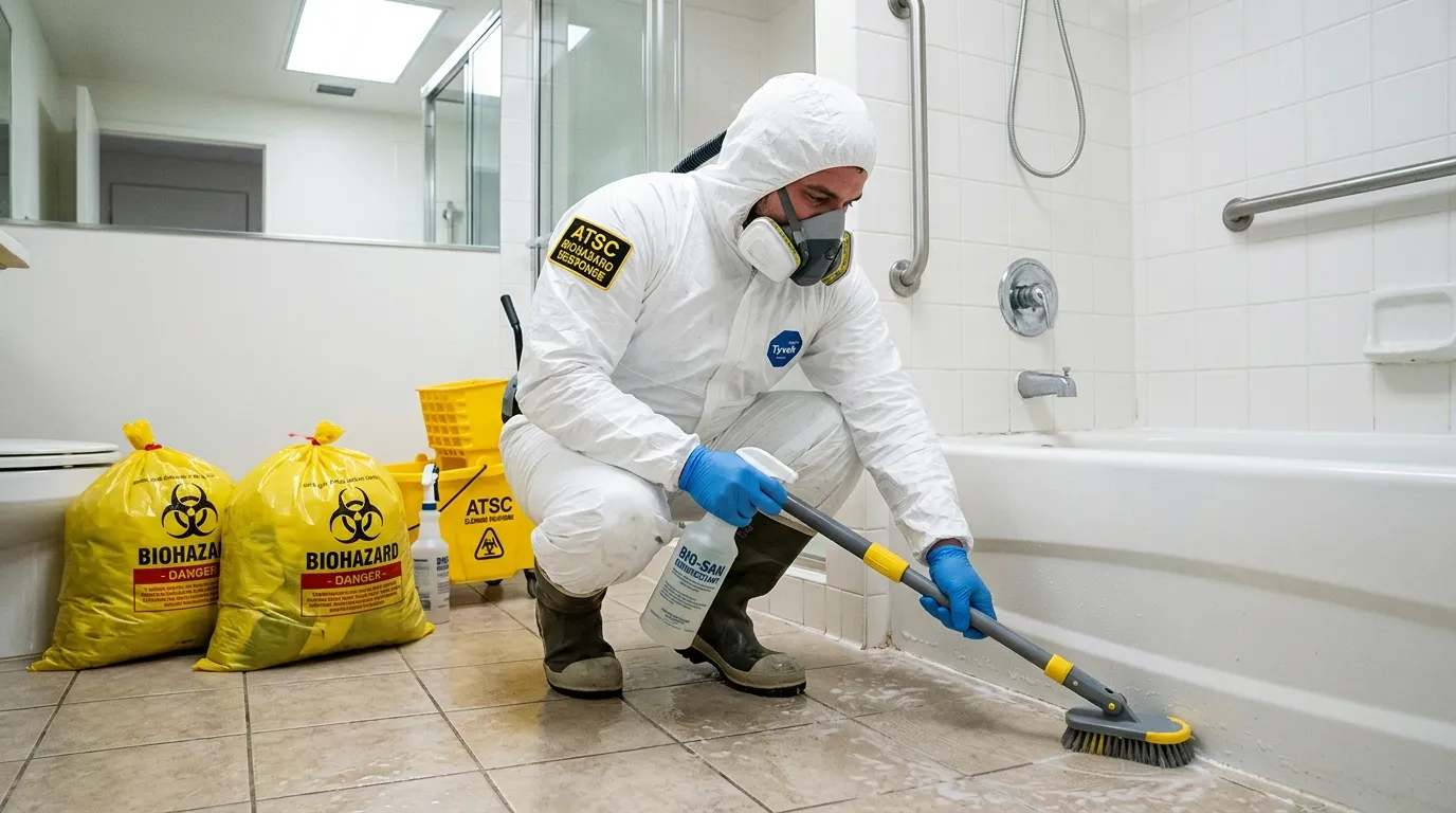 Decontamination equipment deployed for Blood Cleanup in Patterson